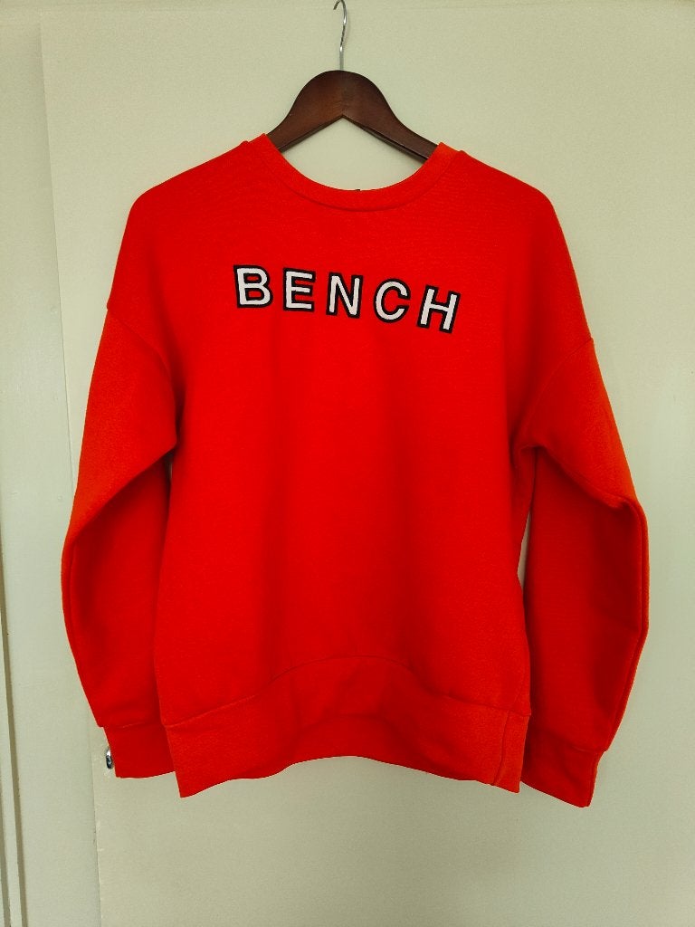 Oranje warme trui merk Bench sweather zo goed als nieuw, Maat 38/40 (M), Bench, Oranje, Ophalen of Verzenden