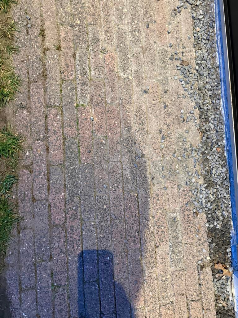 Klinkers voor ongeveer 65m2, Tuin en Terras, Ophalen, Zo goed als nieuw, Beton, Klinkers