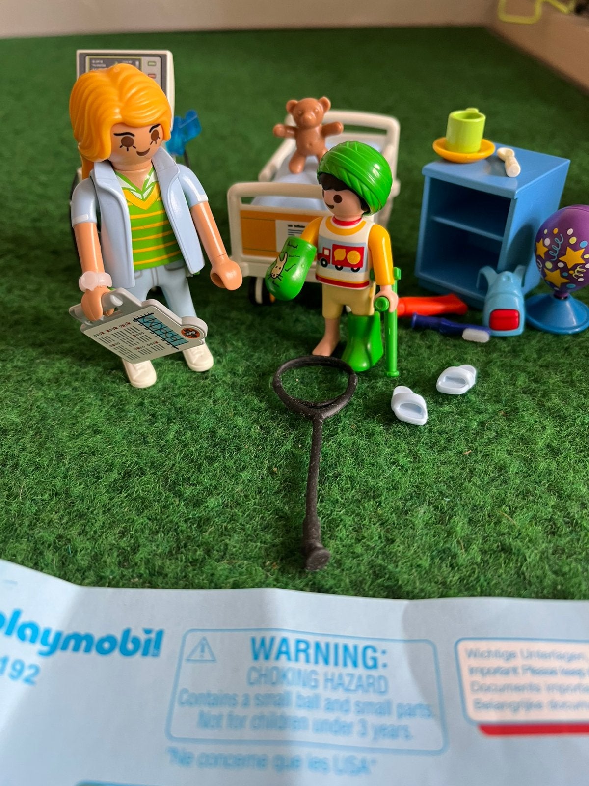 Playmobil 70192 kind in ziekenhuis, Ophalen of Verzenden, Zo goed als nieuw