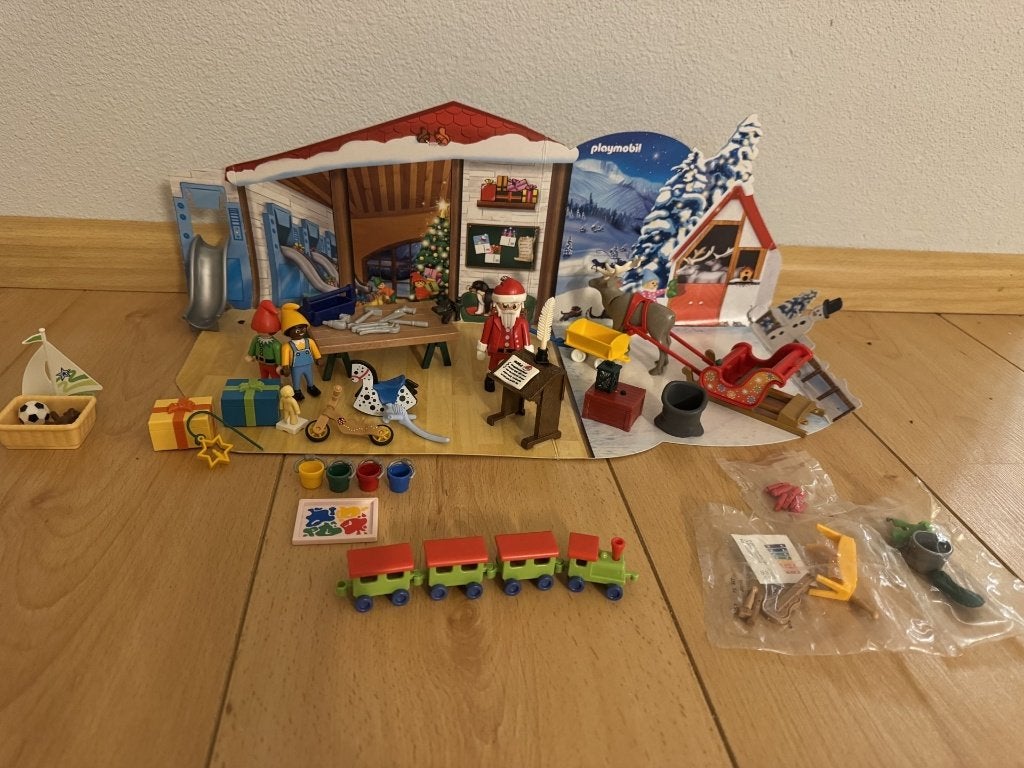 Playmobil adventkalender 9264, Complete set, Overige typen, Ophalen of Verzenden, Zo goed als nieuw
