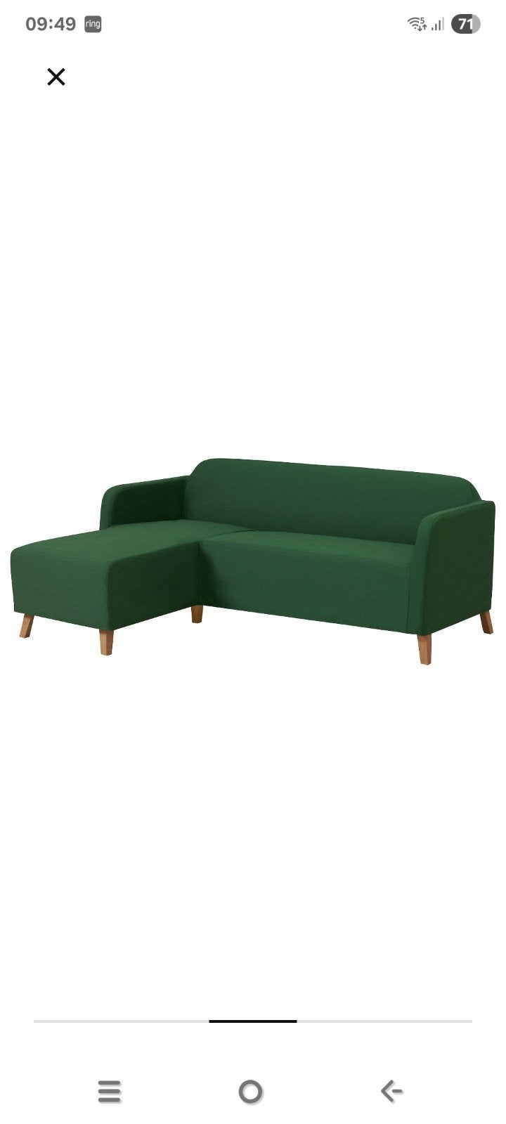 Ikea LINANÄS 3-zitsbank chaise longue Hoes

405.644.03
Nieuw, Ophalen of Verzenden, Nieuw