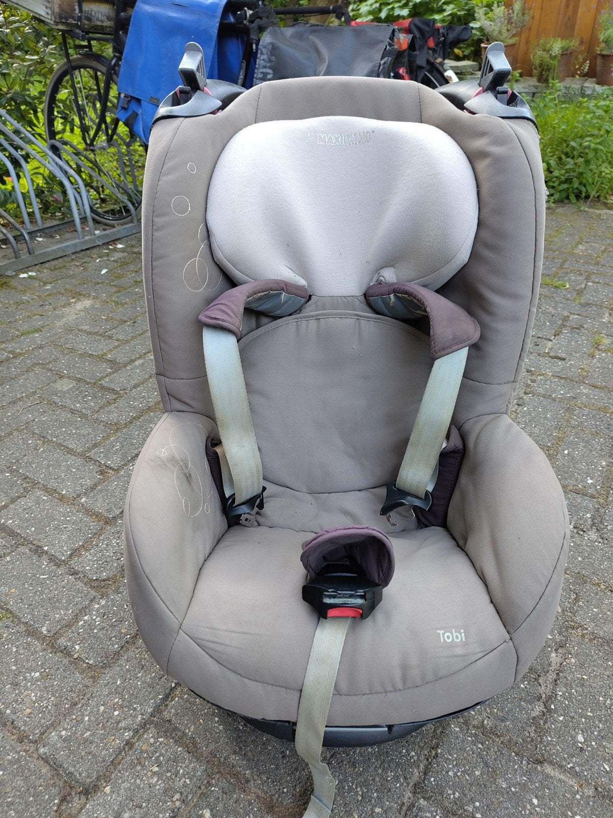 Twee keer Maxi Cosi Tobi, gratis!, Ophalen, 9 t/m 18 kg, Maxi-Cosi, Gebruikt