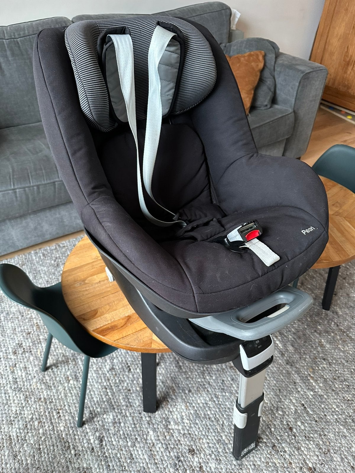 Maxi cosi pearl autostoel (stoom gereinigd) en familyfix, Kinderen en Baby's, Ophalen, 9 t/m 18 kg, Zo goed als nieuw, Isofix