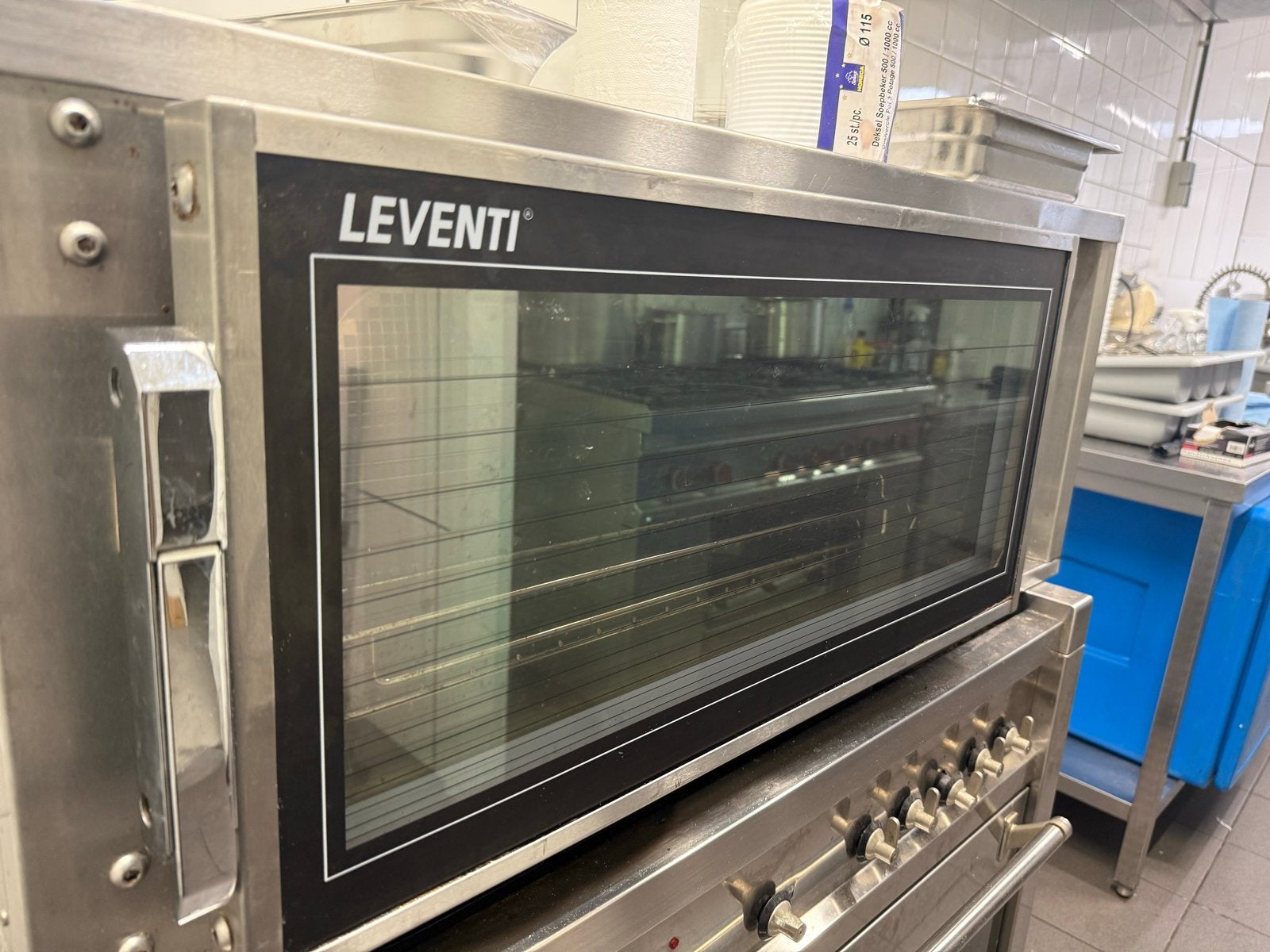 Leventi Bakermat DGT Horeca-oven - Professionele Kwaliteit, Ophalen, 45 tot 50 cm, Gebruikt, Horeca-oven
