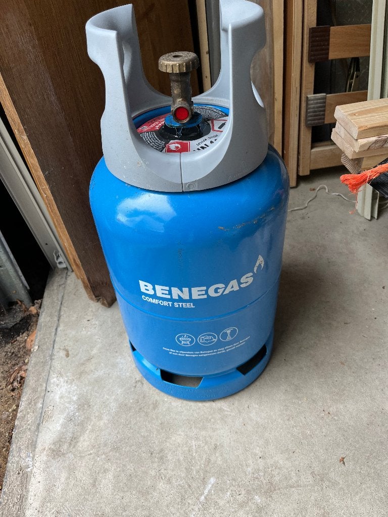 Gasfles, Ophalen, Zo goed als nieuw