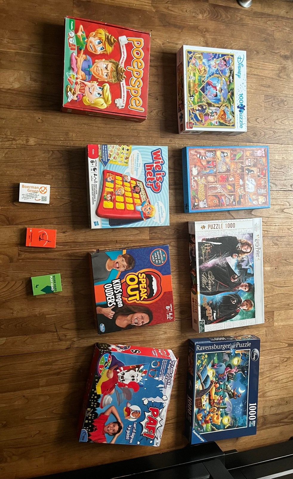 Diverse bordspellen & puzzels te koop., Ophalen of Verzenden, Zo goed als nieuw