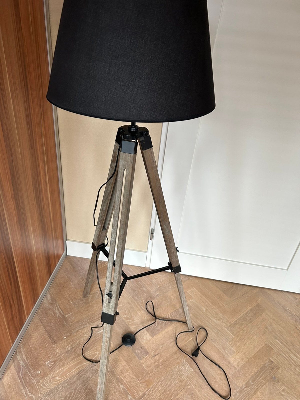 Schemerlamp, Ophalen, Gebruikt, Hout, 100 tot 150 cm