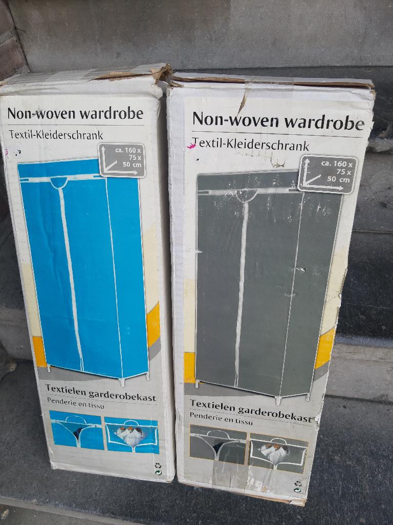 Garderobekast - Kledingkast hang, Non-Woven Warderobe, Huis en Inrichting, Kasten | Kledingkasten, Ophalen, Overige materialen