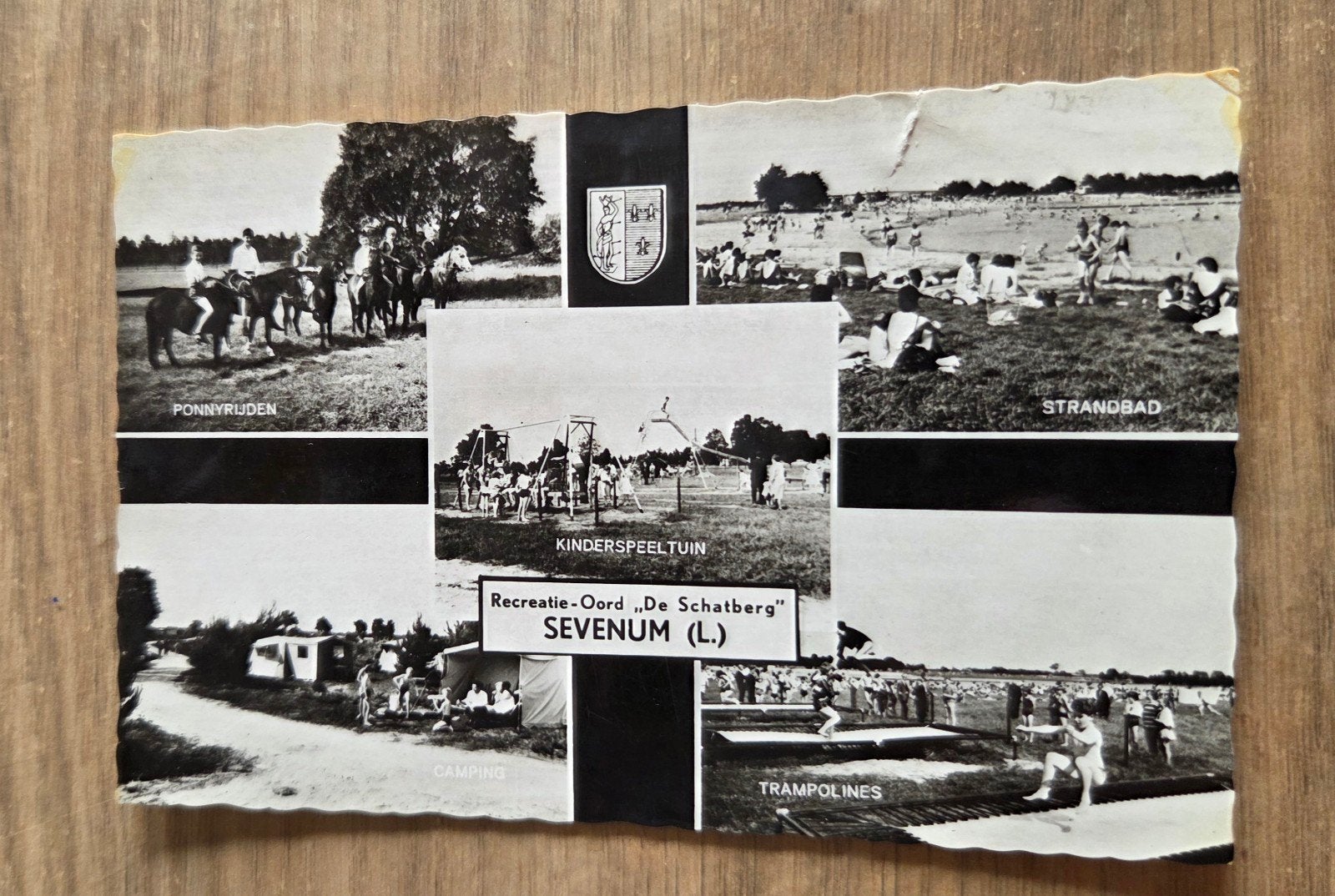 Ansichtkaart Recreatie-Oord De Schatberg Sevenum (L) 1968, Ophalen of Verzenden, 1960 tot 1980, Gelopen, Limburg