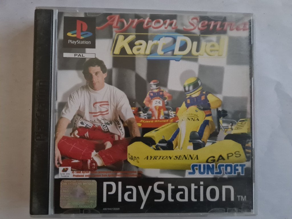AYRTON SENNA kart duel 2, Gebruikt, 1 speler, Racen en Vliegen, Ophalen of Verzenden