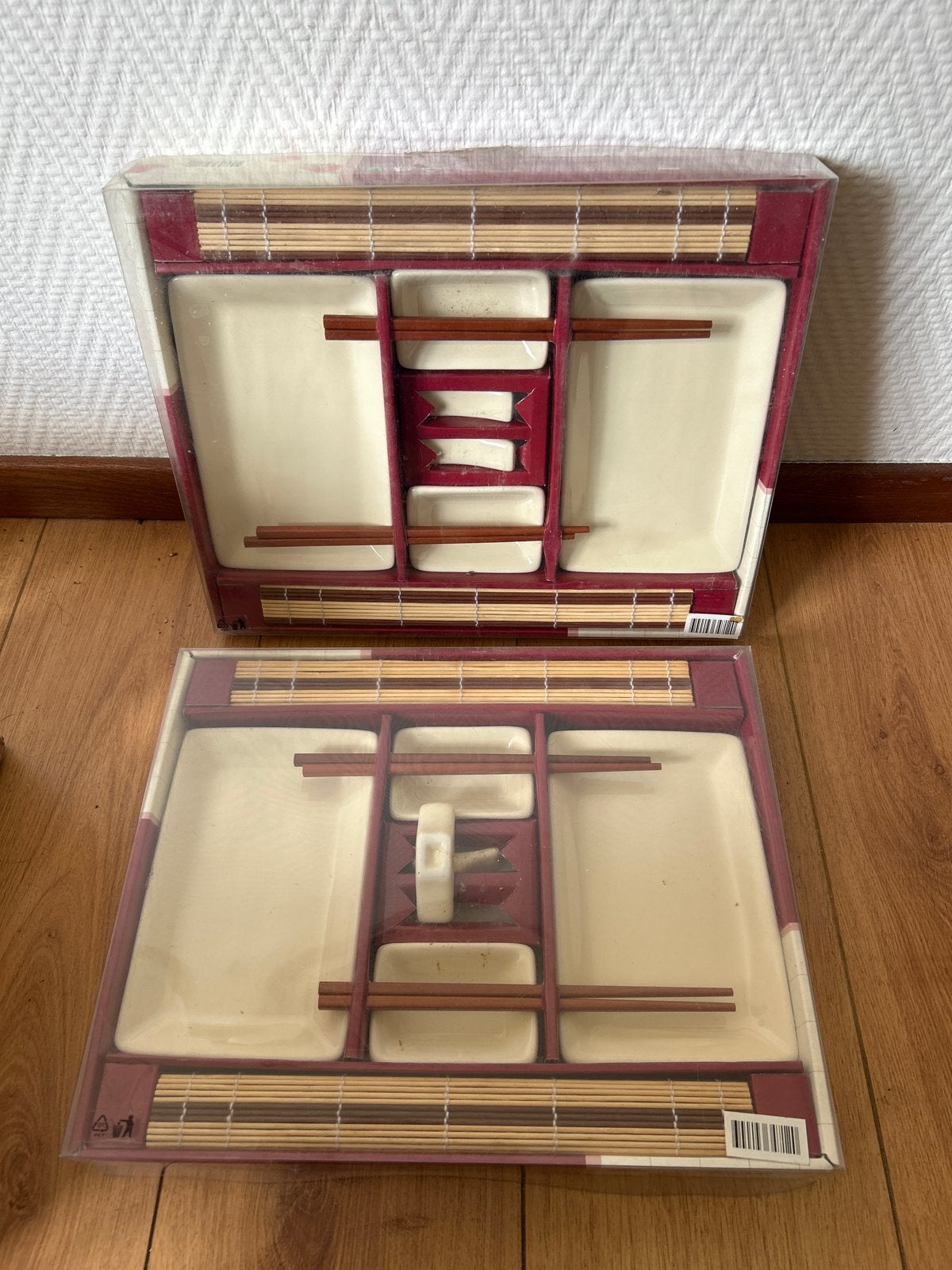 Vintage Sushi set - 2 persoons - nieuw in verpakking, Aziatisch, Keramiek, Nieuw, Ophalen of Verzenden