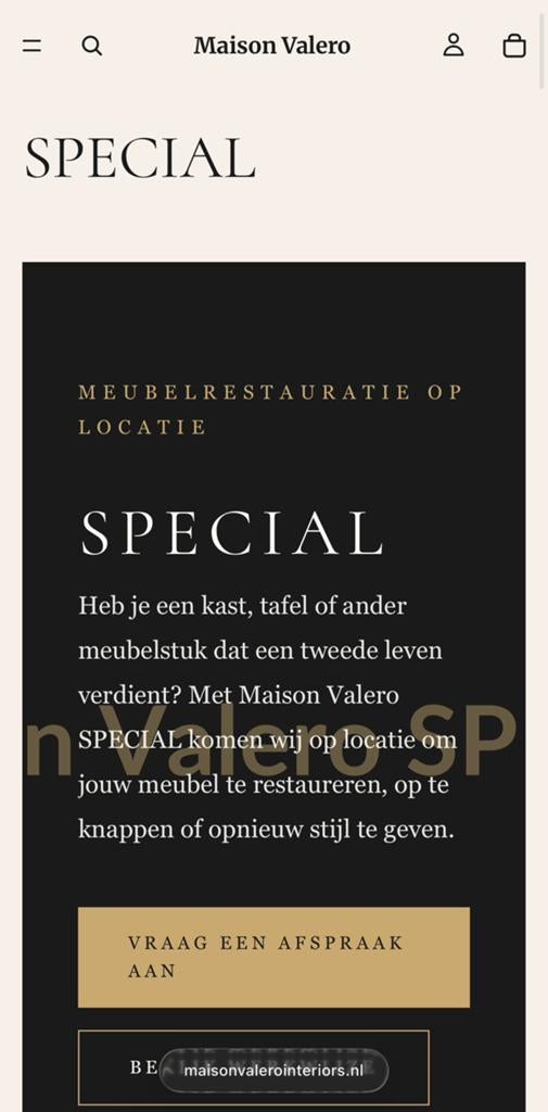 Restauratie op locatie | Maison Valero, Antiek en Kunst, Ophalen of Verzenden