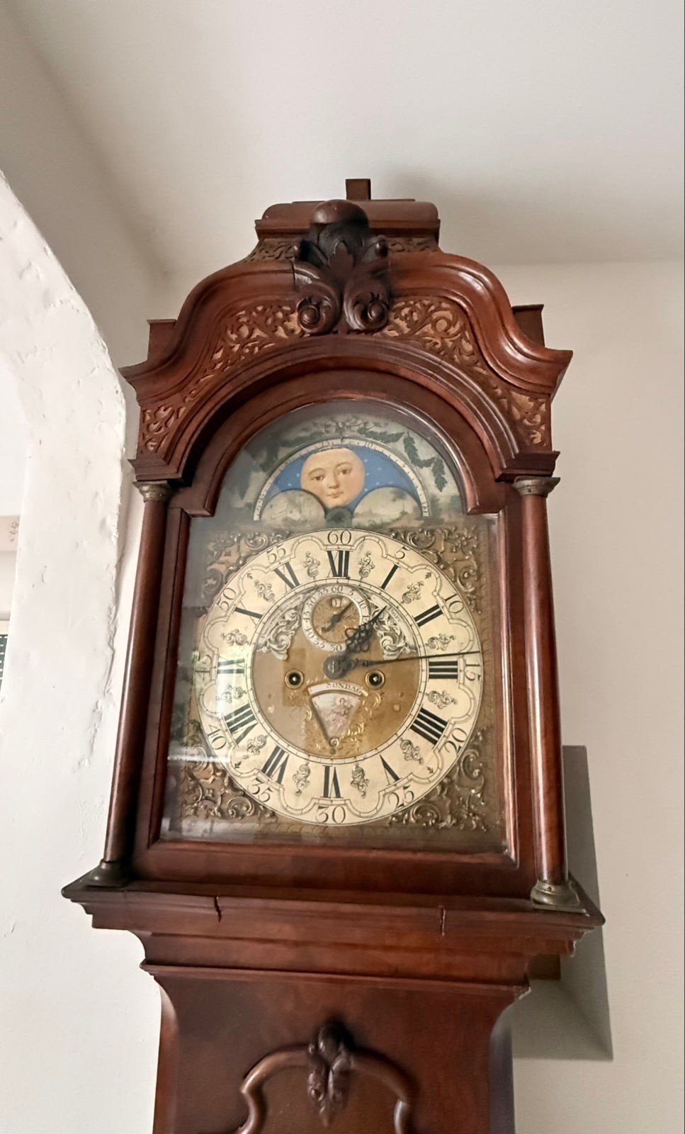 mooi staand Nederlands Horloge, Antiek en Kunst, Ophalen