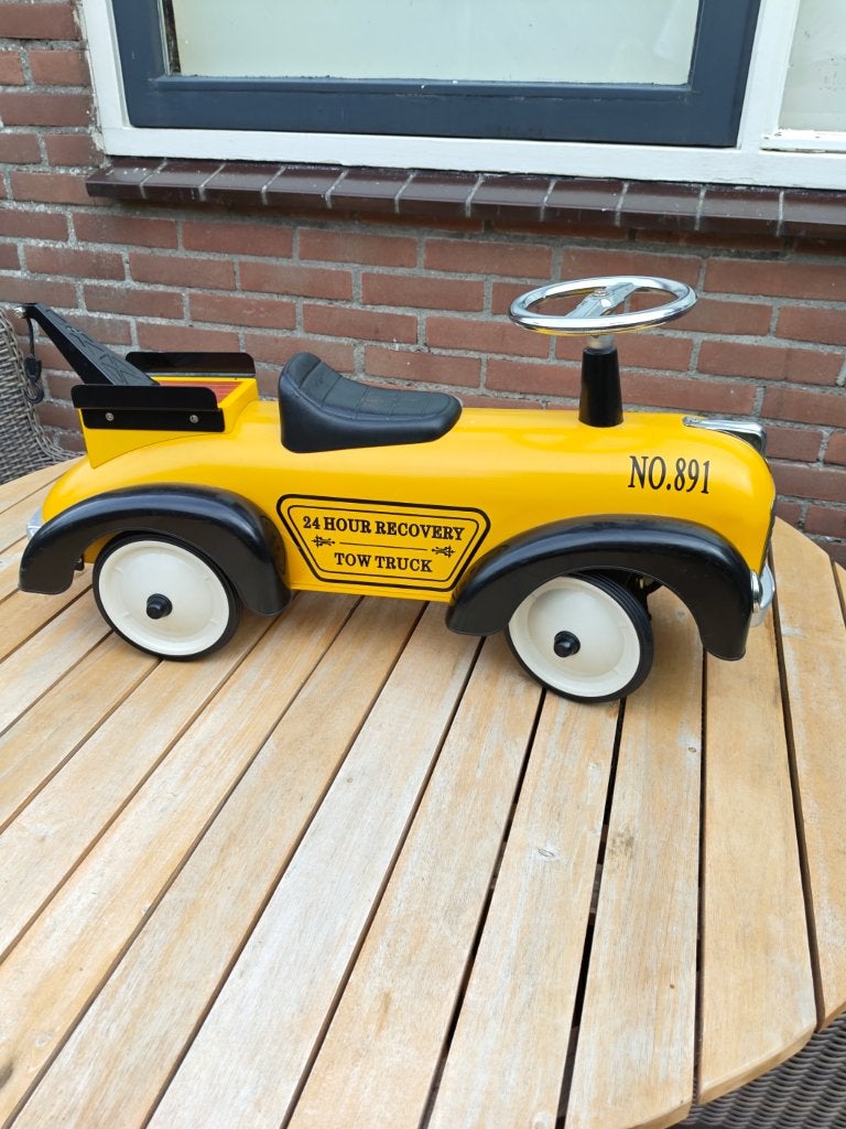 Metalen loopauto, Ophalen, Gebruikt, Loopvoertuig