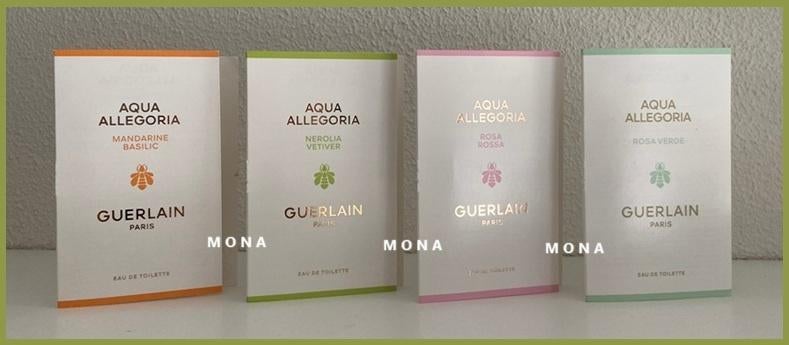 #1 Aqua Allegoria set 4 parfum samples proefjes testers, Verzenden, Nieuw