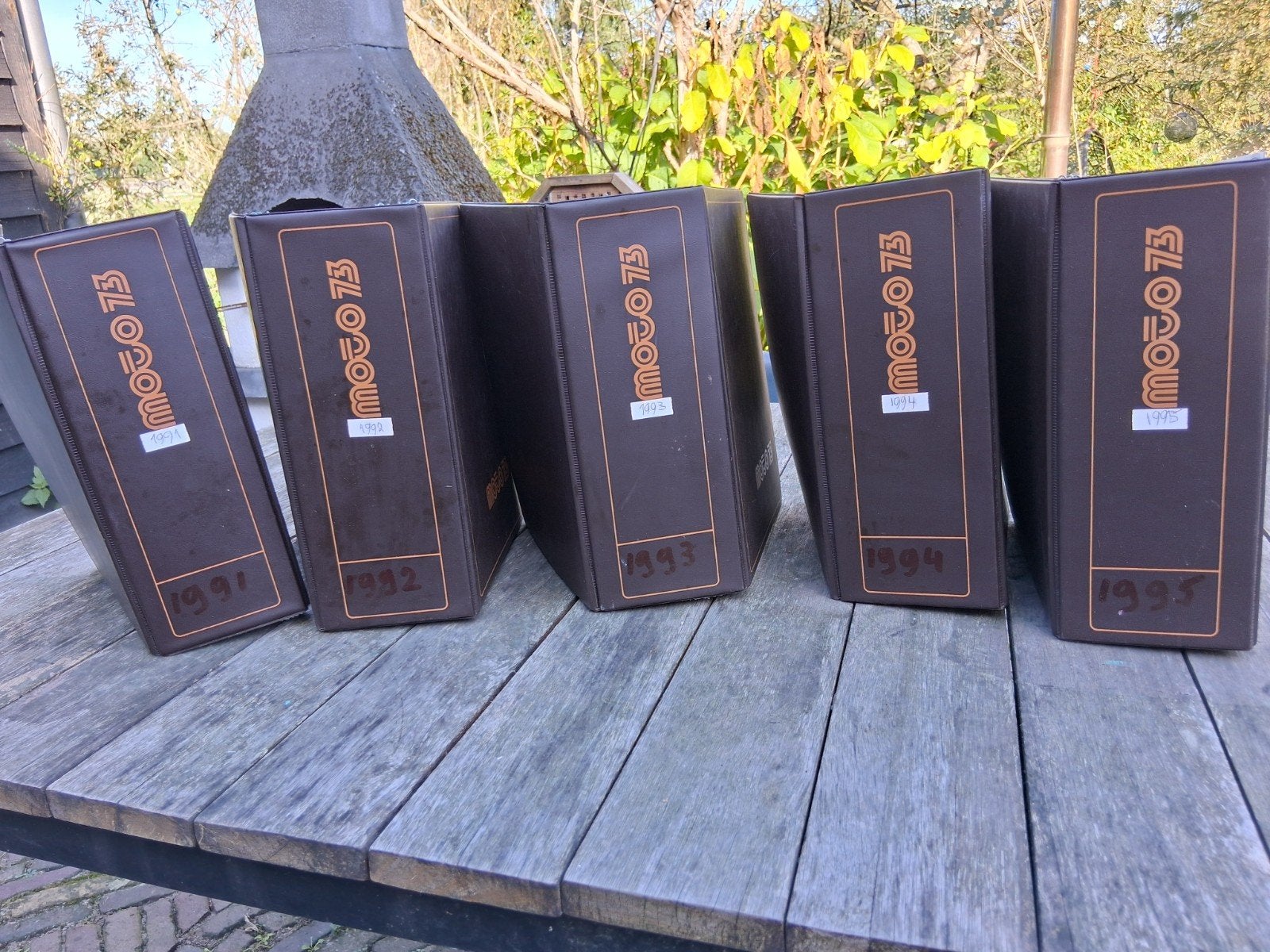 Moto 73 Jaargangen 1991 t/m 1995 in Banden, Ophalen, Gelezen, Algemeen
