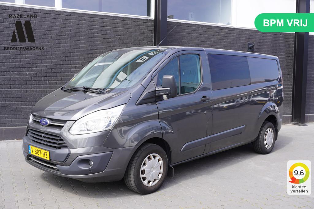Ford Transit Custom 2.0 TDCI 170PK L2 Dubbele Cabine EURO 6, Voorwielaandrijving, 4 cilinders, Origineel Nederlands, Bedrijf