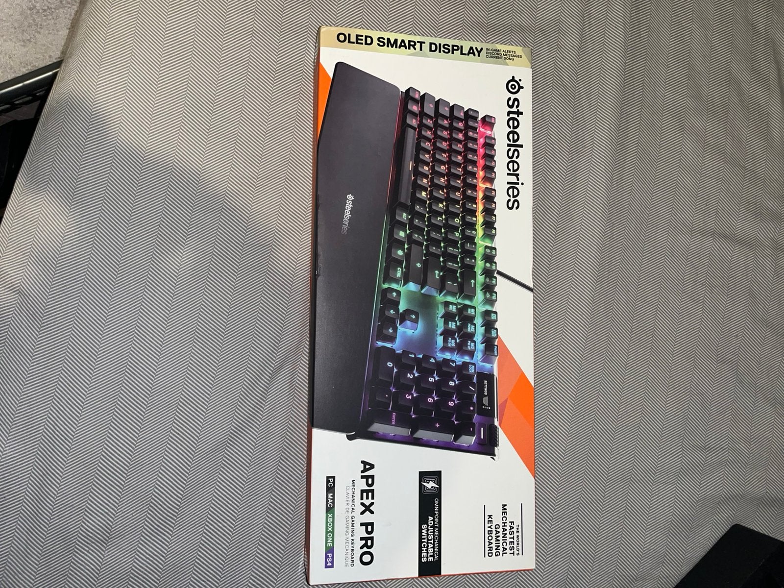 Steelseries Apex Pro gaming keyboard, Computers en Software, Toetsenborden, Verlichte toetsen, Ophalen of Verzenden, Zo goed als nieuw