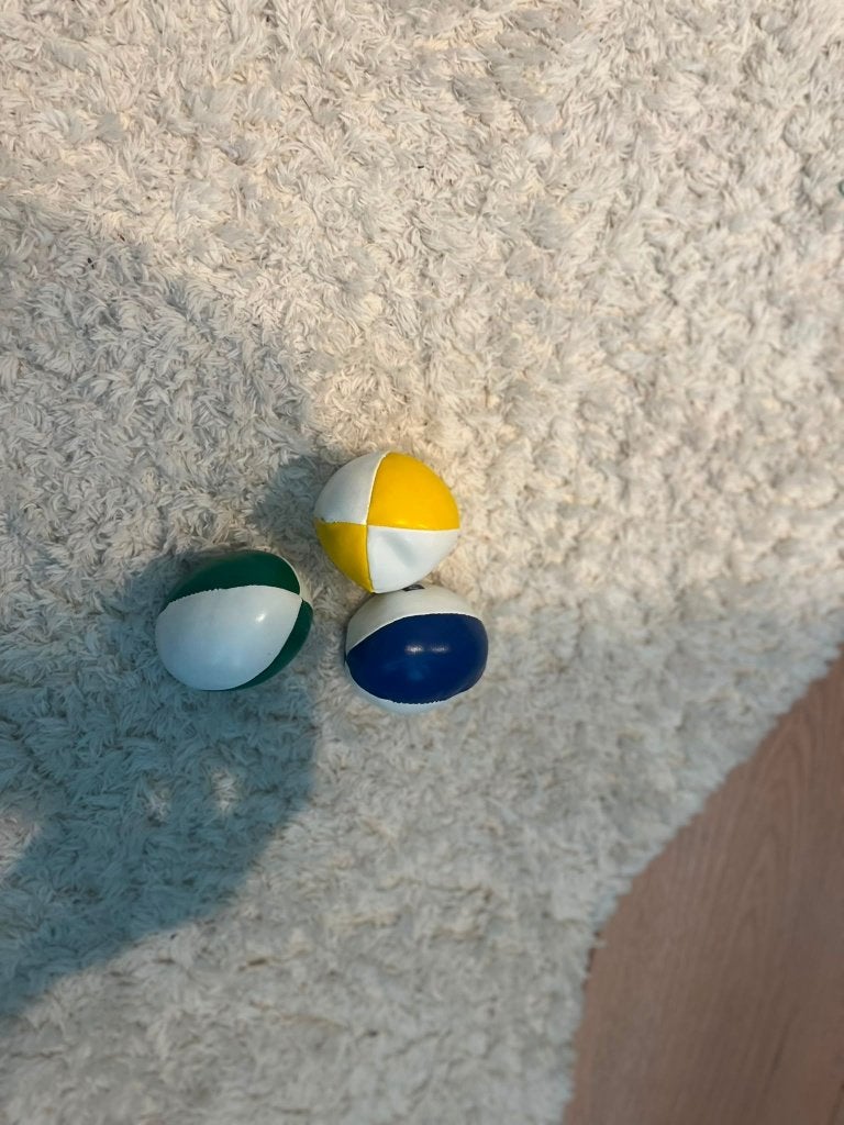 jongleerballen, Ophalen, Nieuw