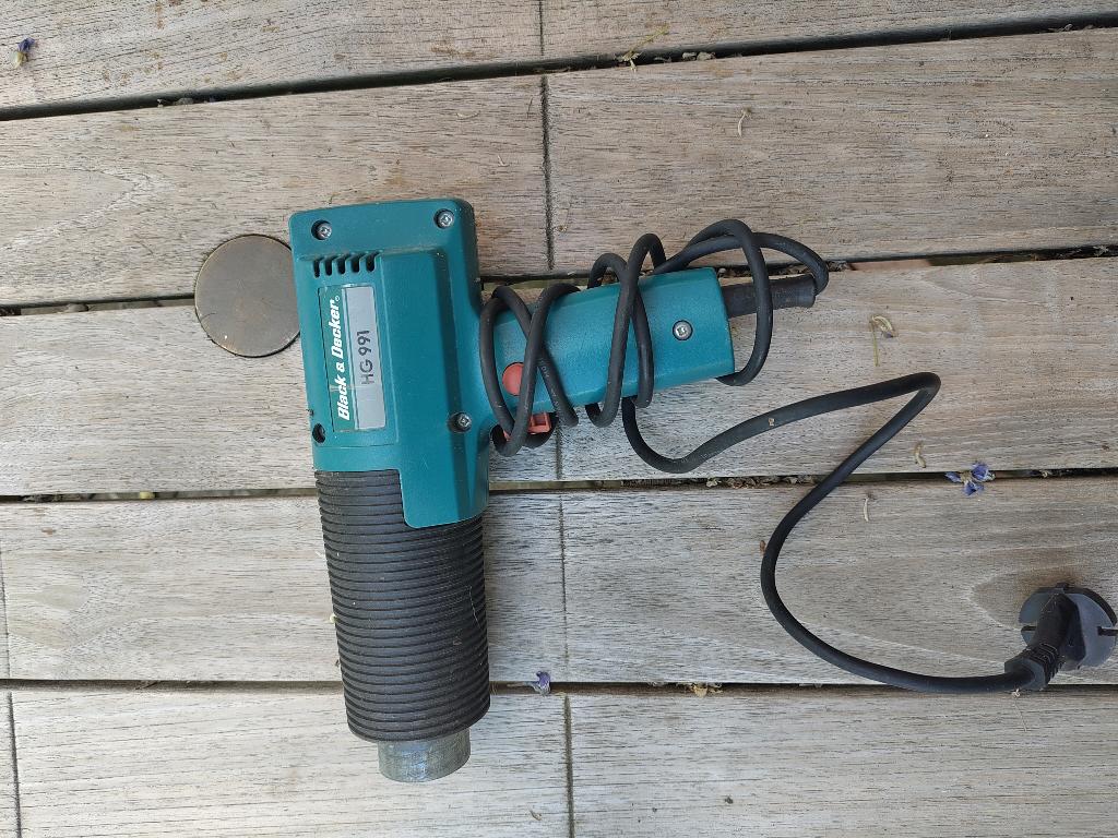 Black & Decker heteluchtpistool, Ophalen of Verzenden, Gebruikt
