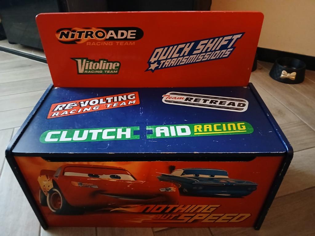 OPBERGKIST VAN CARS., Ophalen of Verzenden, Gebruikt