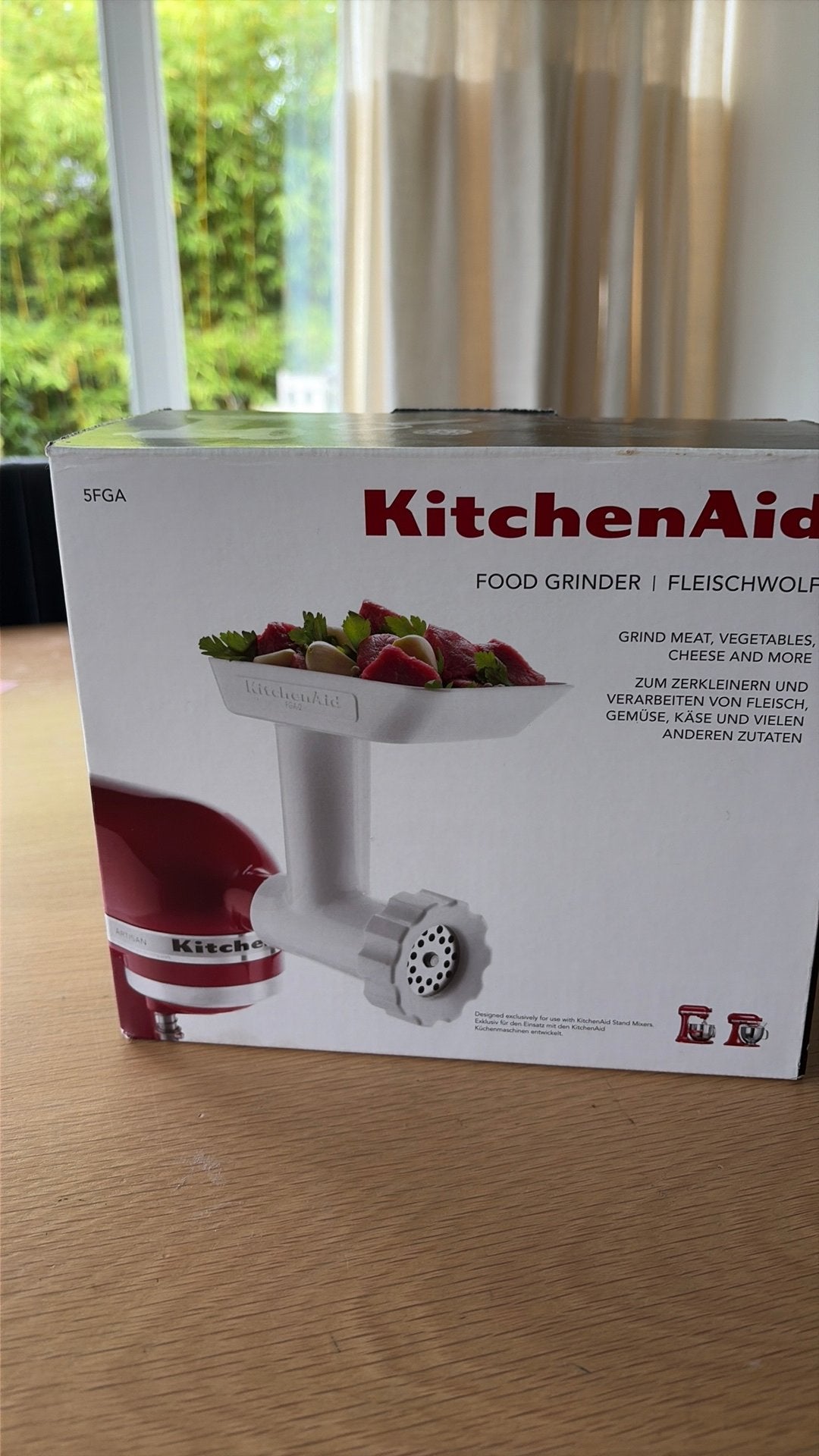 KitchenAid Meat Grinder, 4 liter of meer, Ophalen of Verzenden, Nieuw, 3 snelheden of meer