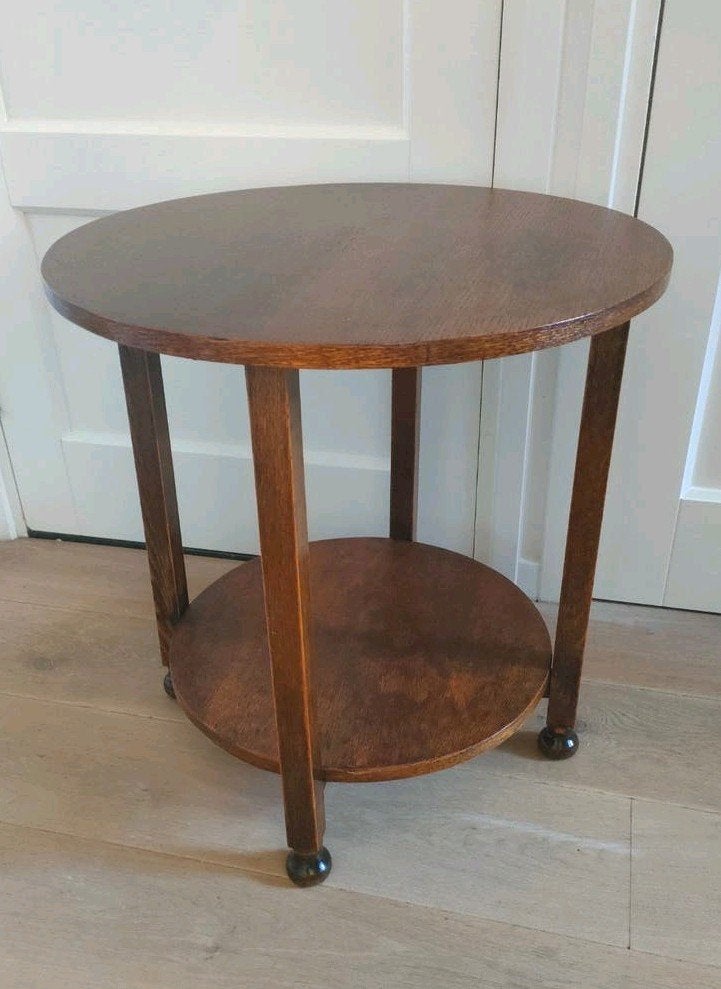 art deco bijzettafel Amsterdamse school salontafel tafeltje, Ophalen
