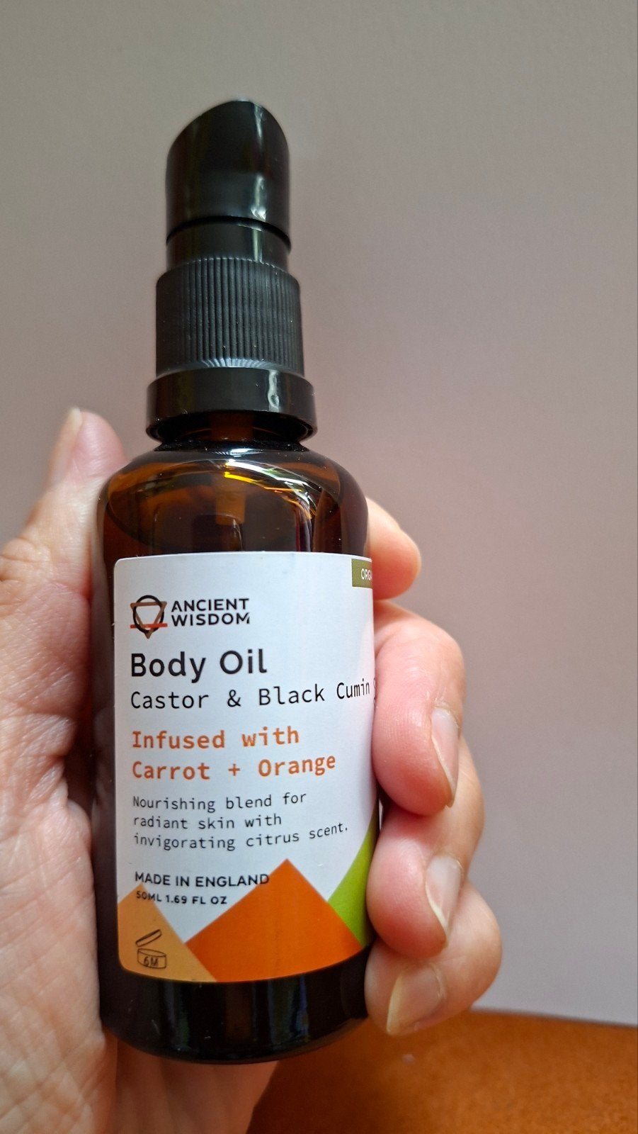 Ancient Wisdom Castor Body Oil/Massage Oil, Ophalen of Verzenden, Nieuw, Gehele gezicht