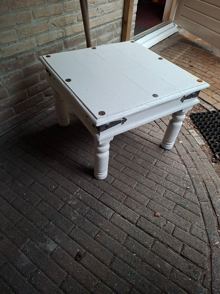 Gratis tafeltje, Minder dan 55 cm, Gebruikt, Rechthoekig, Hout