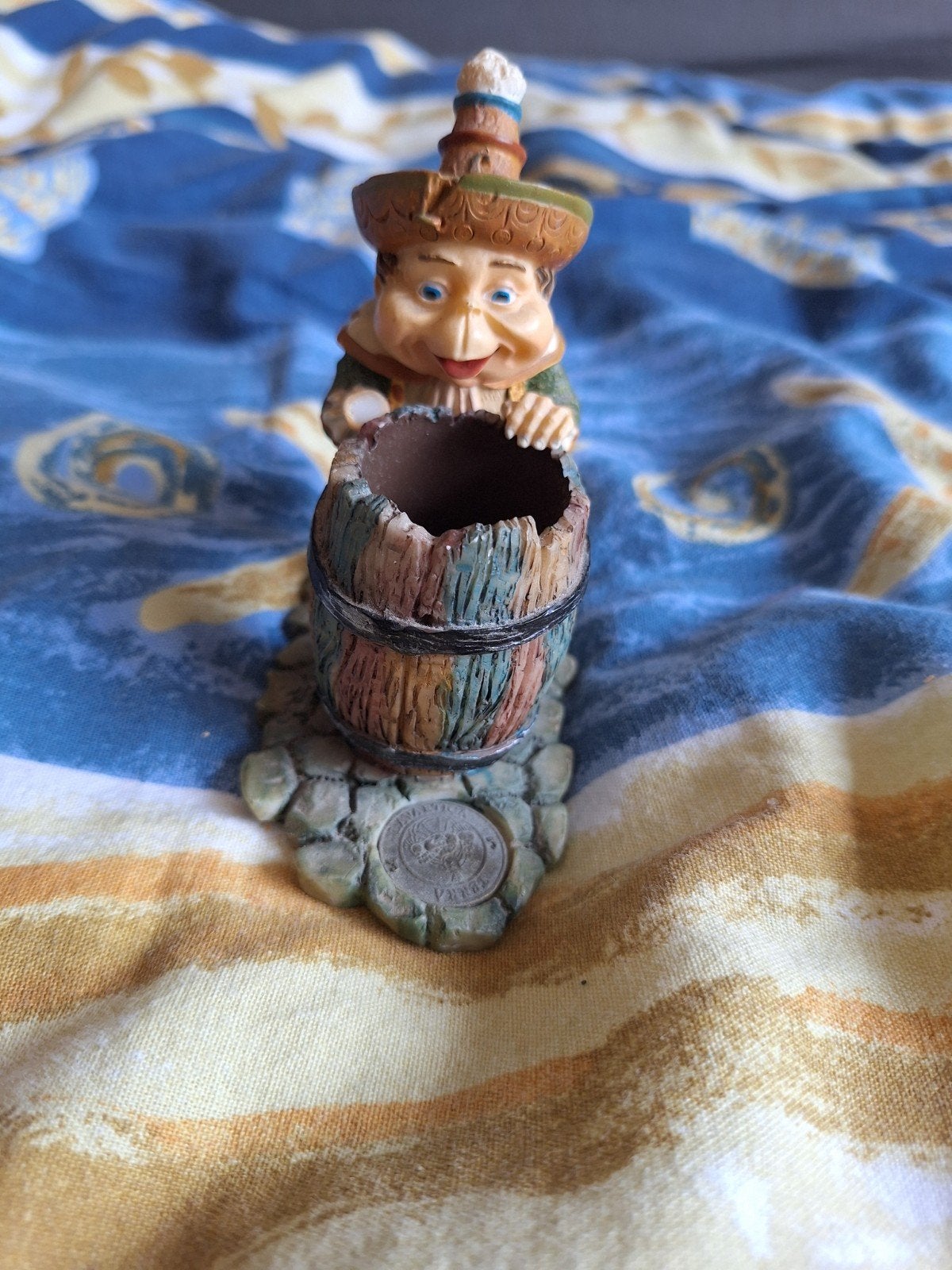 Efteling Laaf met ton 9 cm, Verzamelen, Ophalen of Verzenden, Zo goed als nieuw, Beeldje of Poppetje