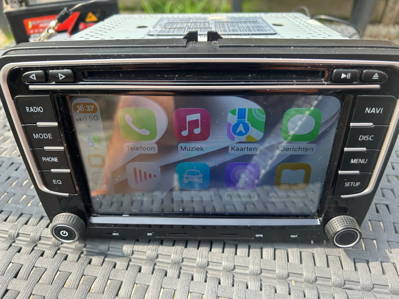 RNS 510 Navigatiesysteem met CD-speler en CarPlay/Android Au, Ophalen, Gebruikt