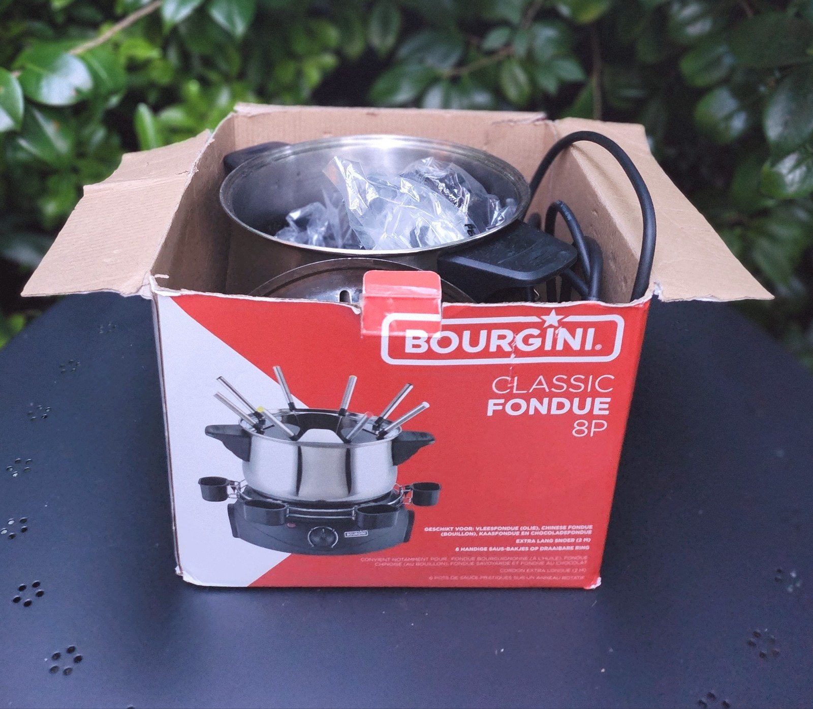 Bourgini Classic Fondue 8P electric fondueset, Ophalen of Verzenden, Nieuw, Elektrisch, Fondueset