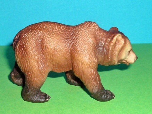 Schleich 14323 grizzly beer, dierfiguur, Verzenden, Gebruikt, Wild dier, Beeldje of Figuurtje