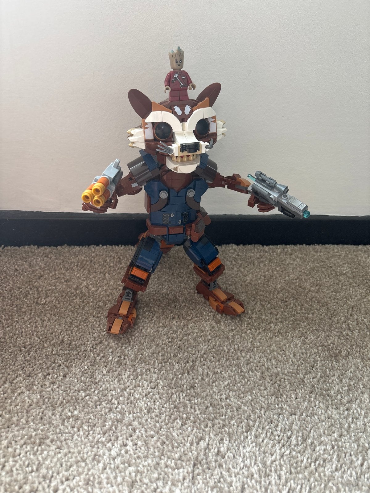 LEGO Guardians of the Galaxy Rocket Raccoon met Groot, Ophalen, Zo goed als nieuw, Overige merken