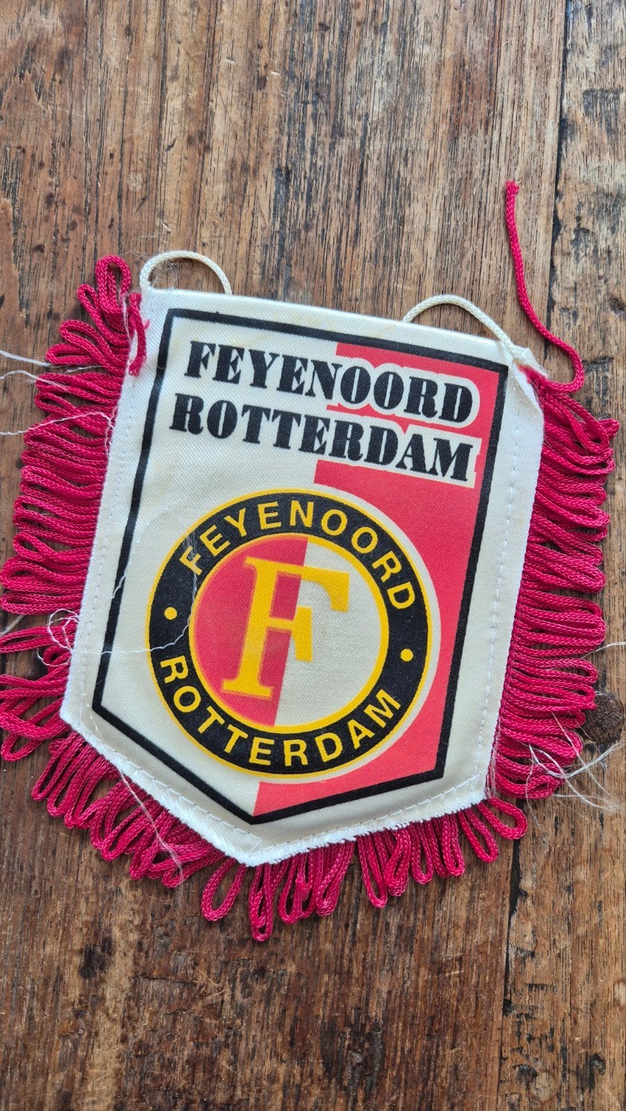 Feyenoord Vaantje Vintage Jaren '80/'90 - Ca. 15 cm, Verzamelen, Sportartikelen en Voetbal, Ophalen of Verzenden, Gebruikt, Feyenoord