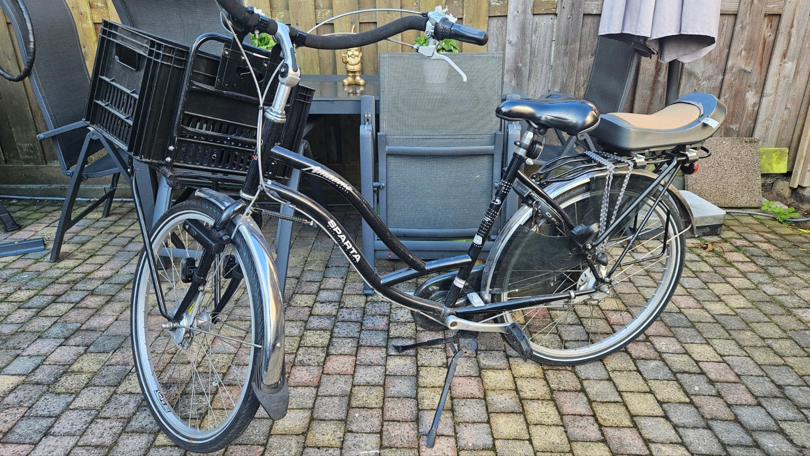 Sparta moederfiets - Zonder mandje en zitje, Fietsen en Brommers, Fietsen | Dames | Moederfietsen, Ophalen, Sparta, Gebruikt, Versnellingen