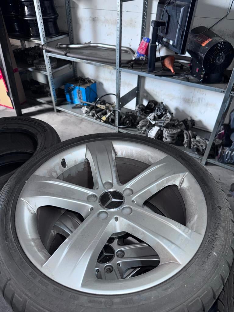 Mercedes-Benz Velgen met Zomerbanden 275/35 R18, Ophalen of Verzenden, Zo goed als nieuw