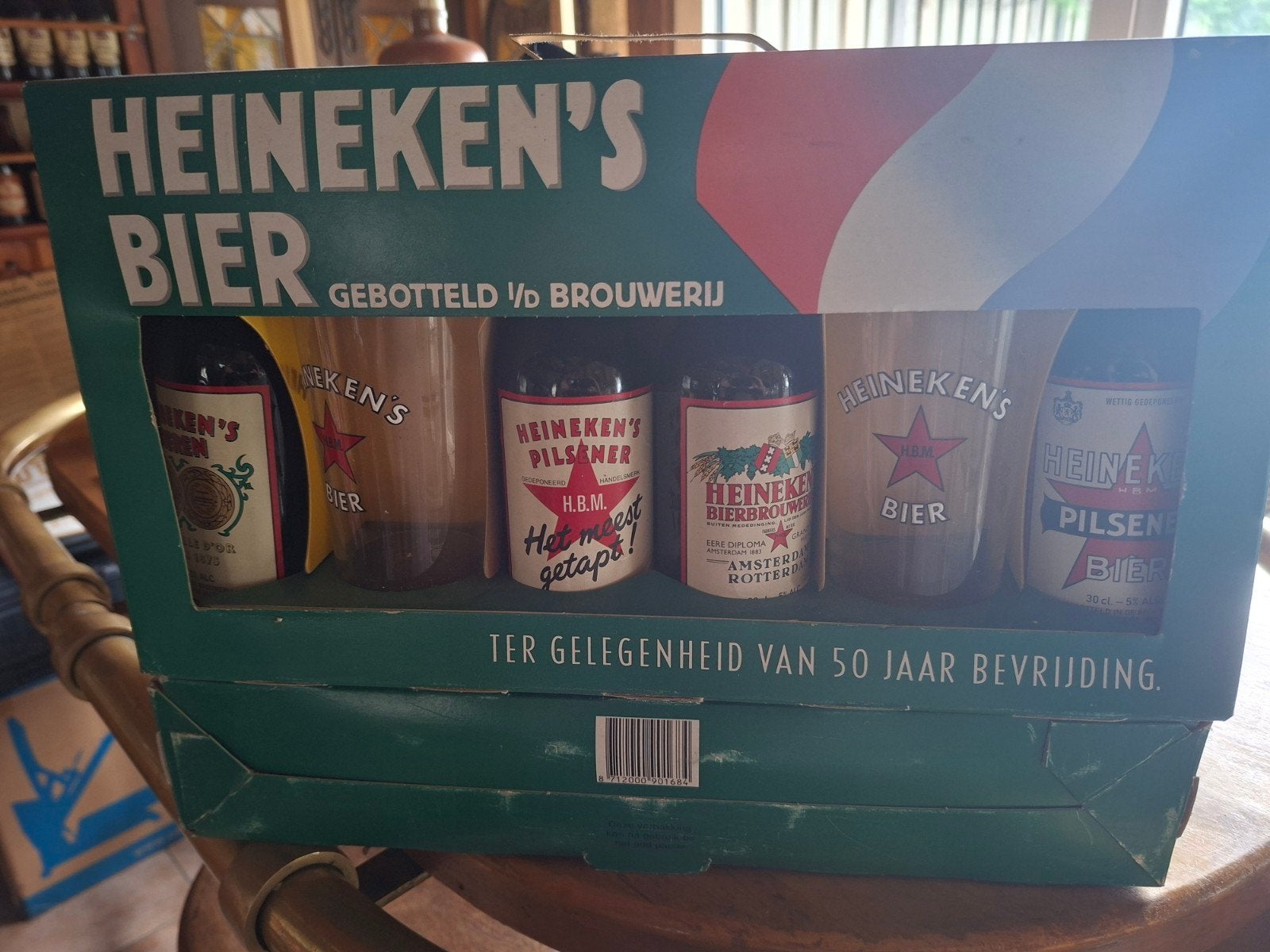 Heineken Bier Pakket - 50 Jaar Bevrijding (Vintage), Ophalen, Nieuw, Flesje(s), Heineken