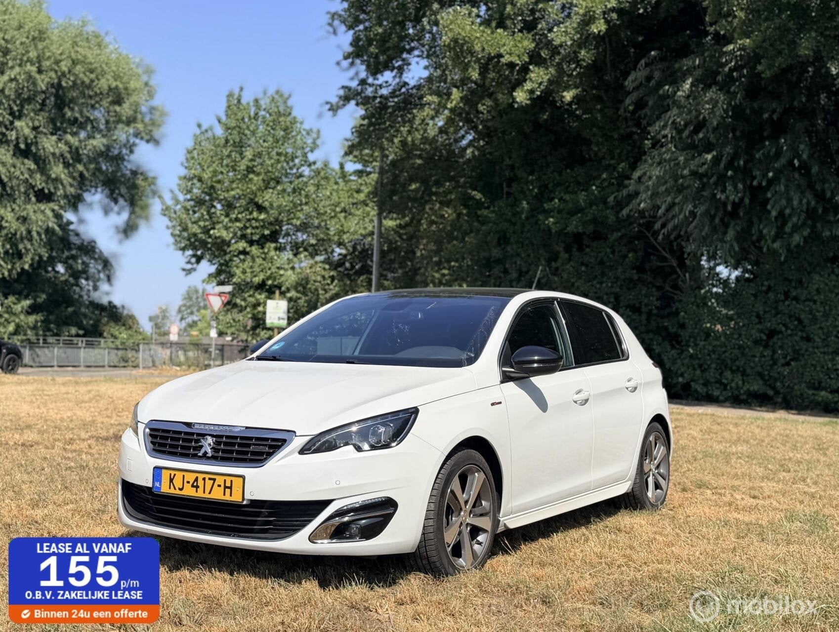 Peugeot 308 1.2 PureTech GT-line *Panoramadak *Zeer net*, Auto's, Voorwielaandrijving, Gebruikt, Euro 6, Origineel Nederlands