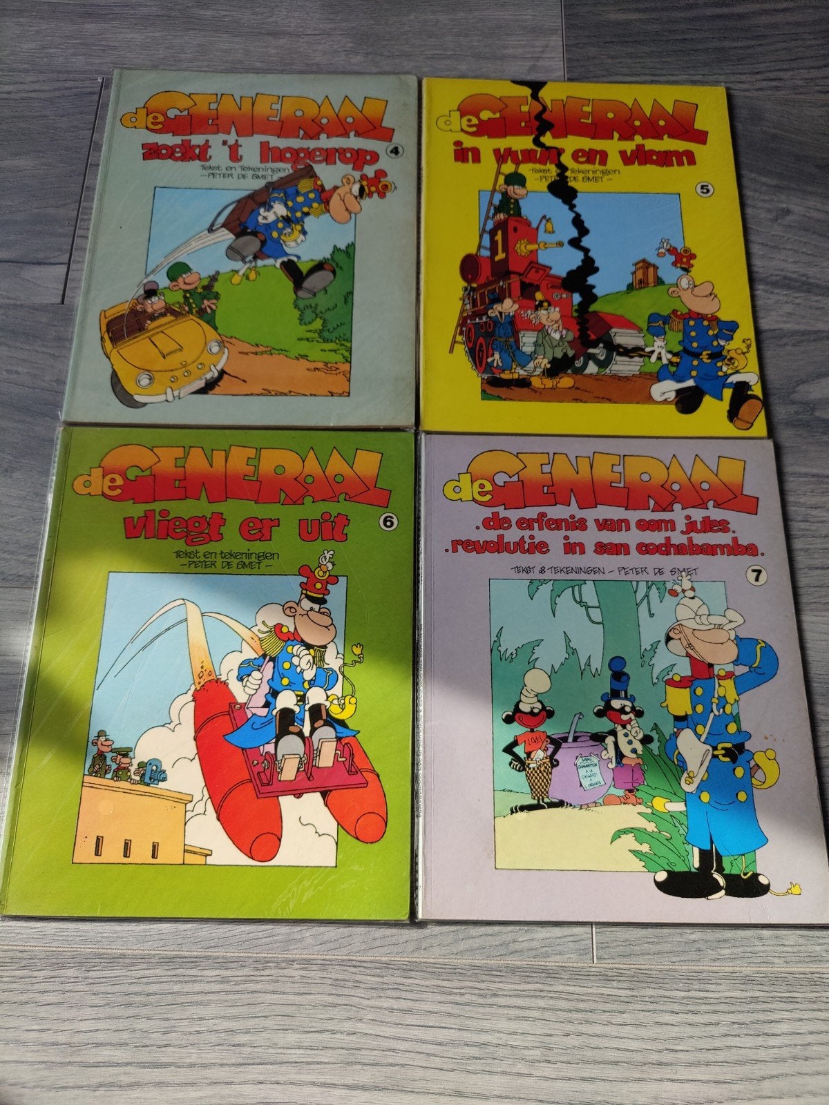 De Generaal - 4 stripboeken (nrs. 4, 5, 6, 7), Ophalen of Verzenden