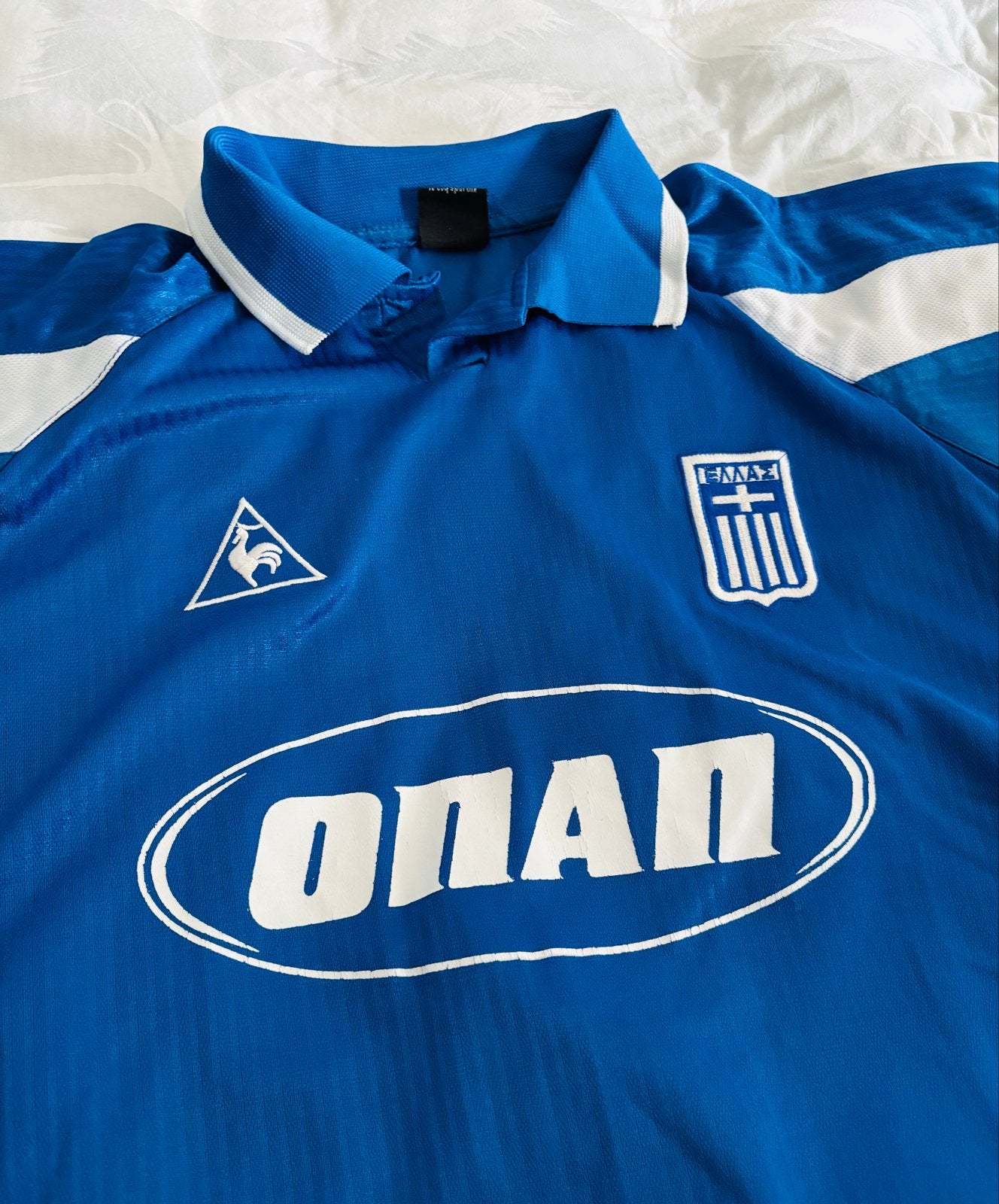 [SOLD] Vintage Grieks voetbalshirt (2002-2003) - Authentic, Maat XL, Ophalen of Verzenden, Gebruikt, Shirt