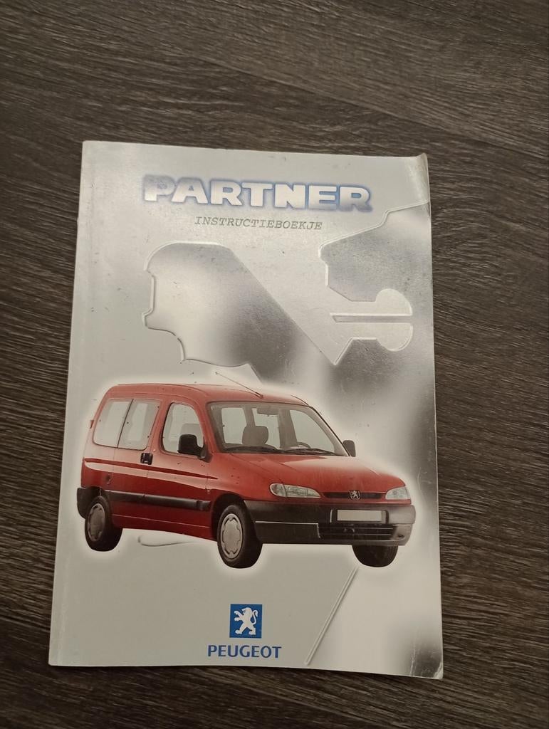 Instructieboekje Peugeot partner, Ophalen of Verzenden