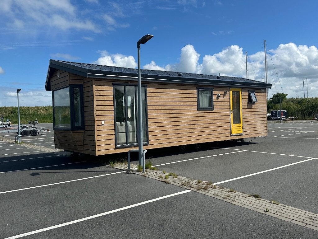 Kunststof Chalet pannendak 2 slaapkamers incl.transport NL♦️, Tot en met 4