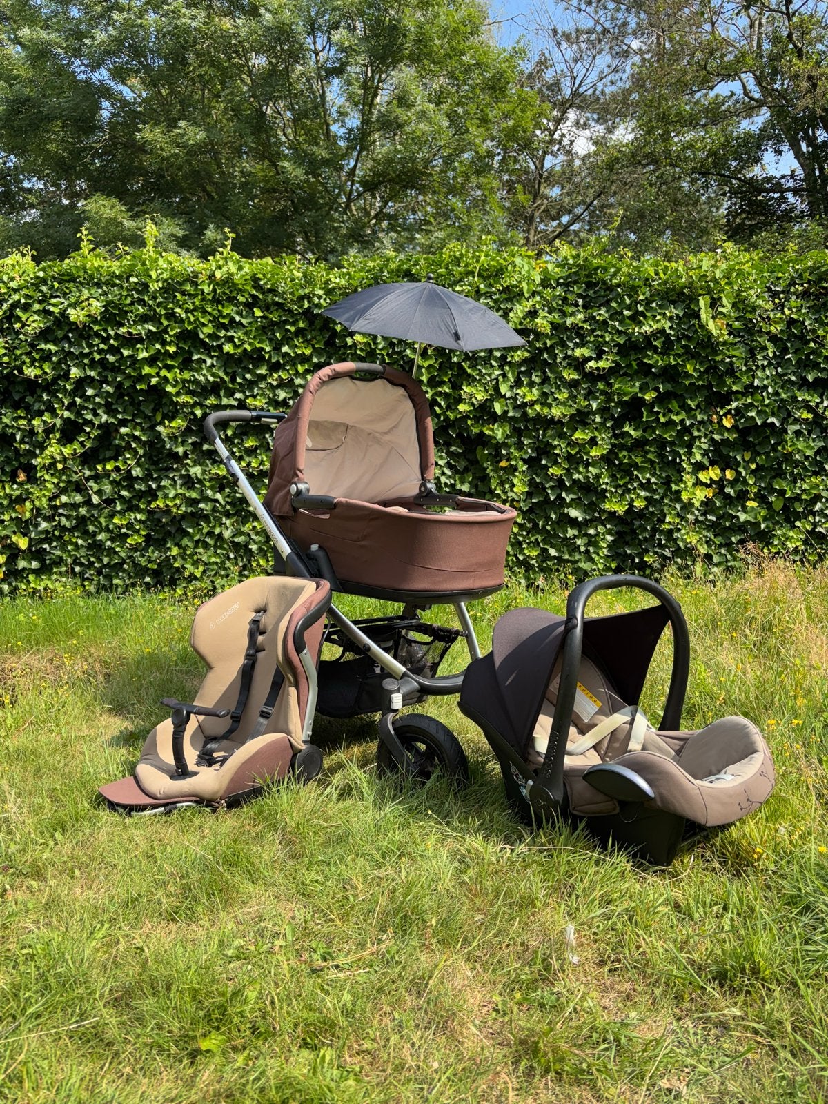 Maxi-Cosi Mura 3 Combiwagen met Reiswieg en Autostoeltje, Ophalen, Gebruikt, Met autostoeltje, Combiwagen