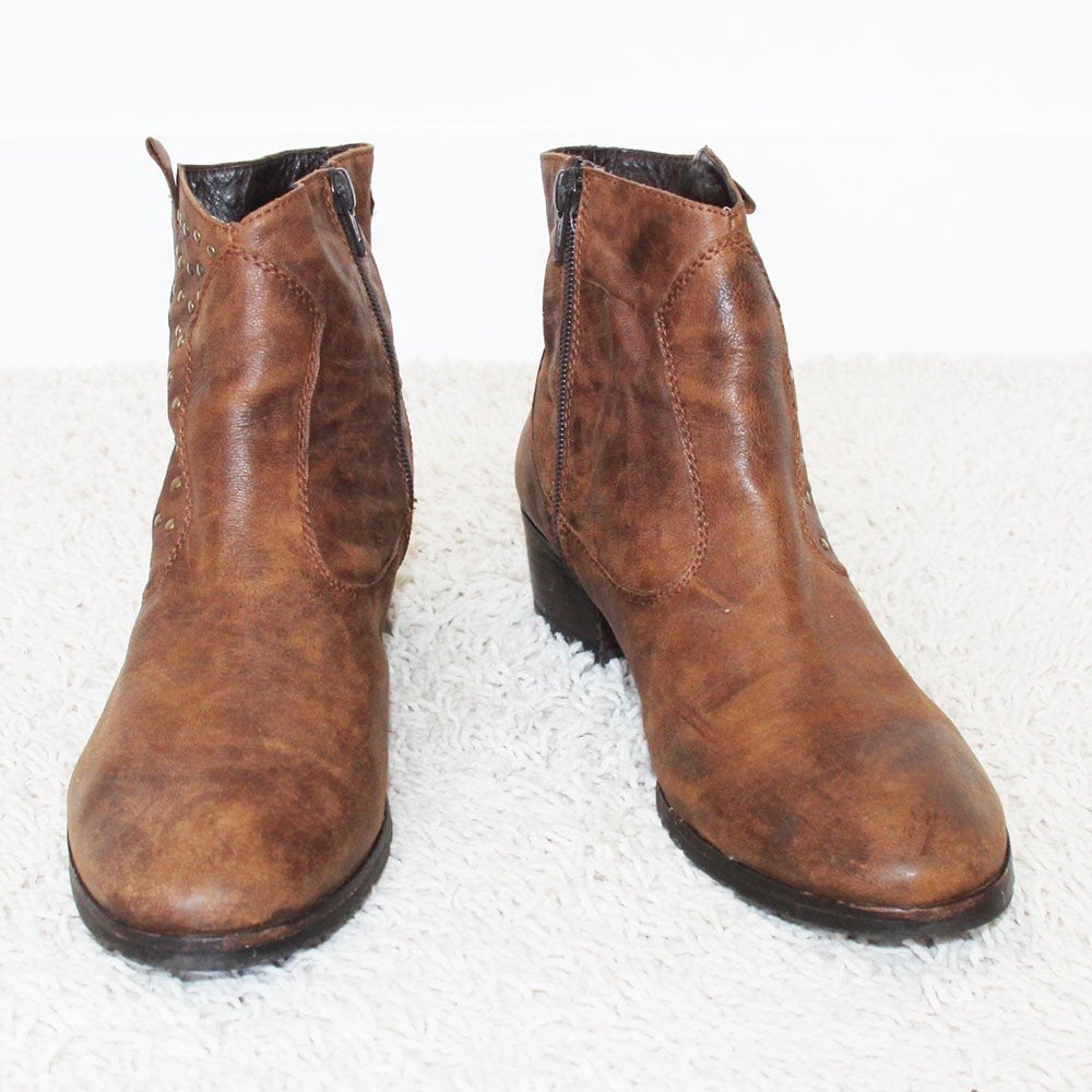 Mooie Leren Everybody Schoenen s3 (Maat 38½) € 45,-, Bruin, Ophalen of Verzenden, Zo goed als nieuw, Lage of Enkellaarzen