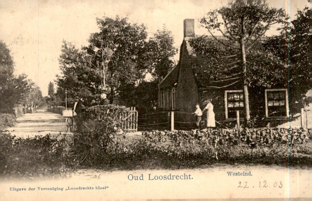 Loosdrecht Westeind Vivat # 983, Verzenden, Voor 1920, Ongelopen, Noord-Holland