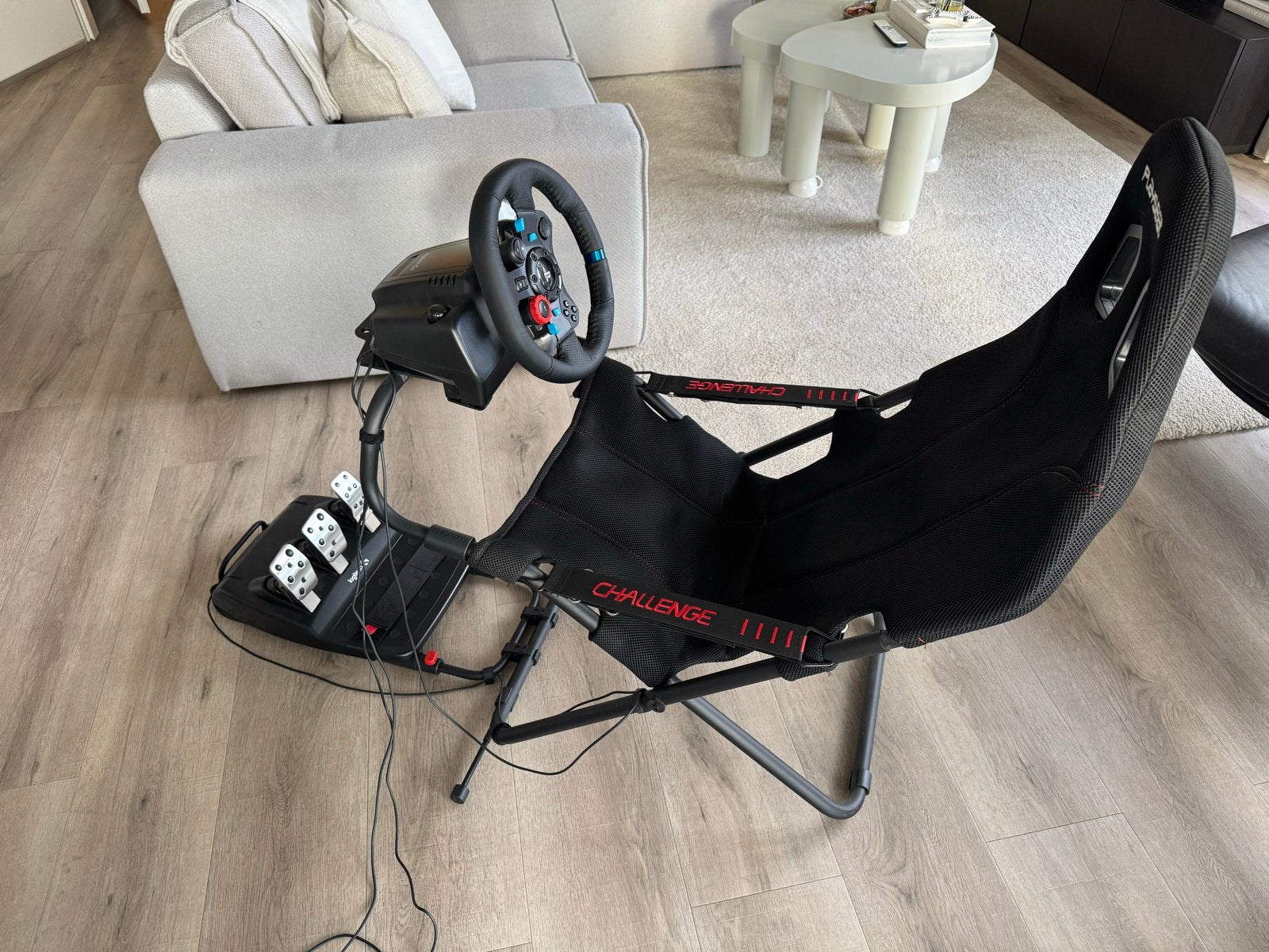 Playseat Challenge met Logitech G29 racestuur en pedalen, Ophalen, Racestoel, Force feedback, PlayStation