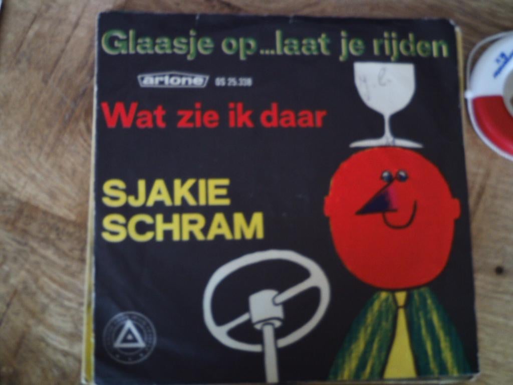 sjakie schram - glaasje op.. laat je rijden 10mei, Cd's en Dvd's, Vinyl Singles, 7 inch, Single, Ophalen of Verzenden, 1960 - 1969