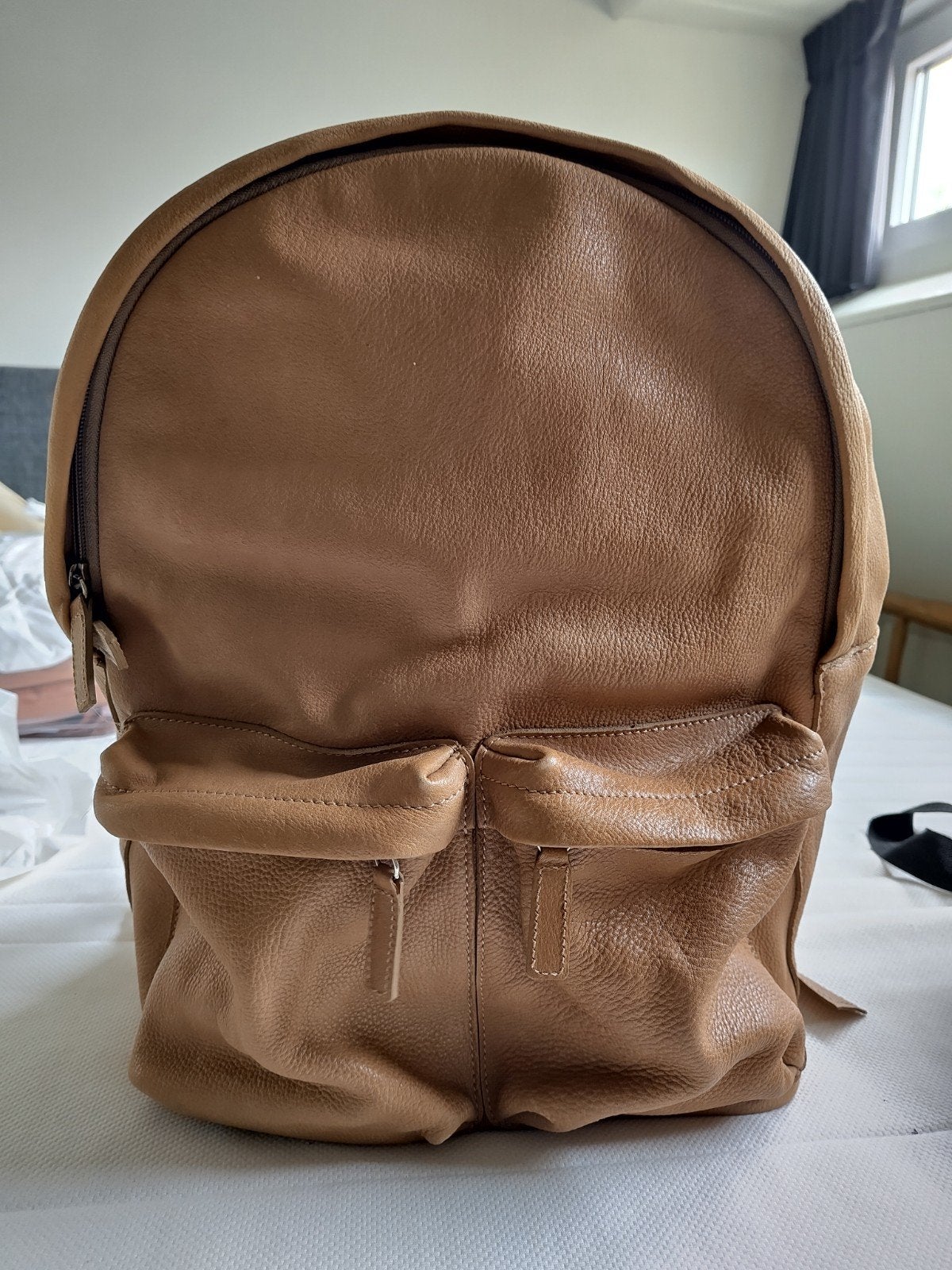 Leren rugzak van Cowboysbag / Amsterdam Cowboys, Overige merken, Gebruikt, 25 tot 40 cm, Ophalen of Verzenden
