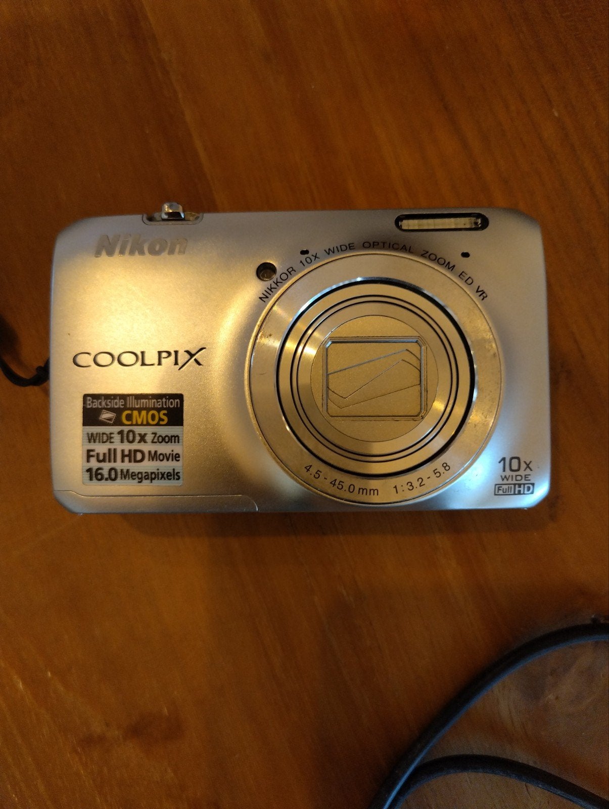 Nikon Coolpix S6300 Compactcamera - Zilver, Audio, Tv en Foto, Fotocamera's Digitaal, Gebruikt, Handleiding, Compactcamera, Nikon